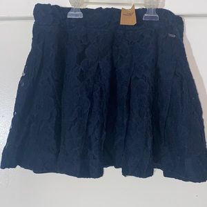 Hollister Blue Lace Skirt